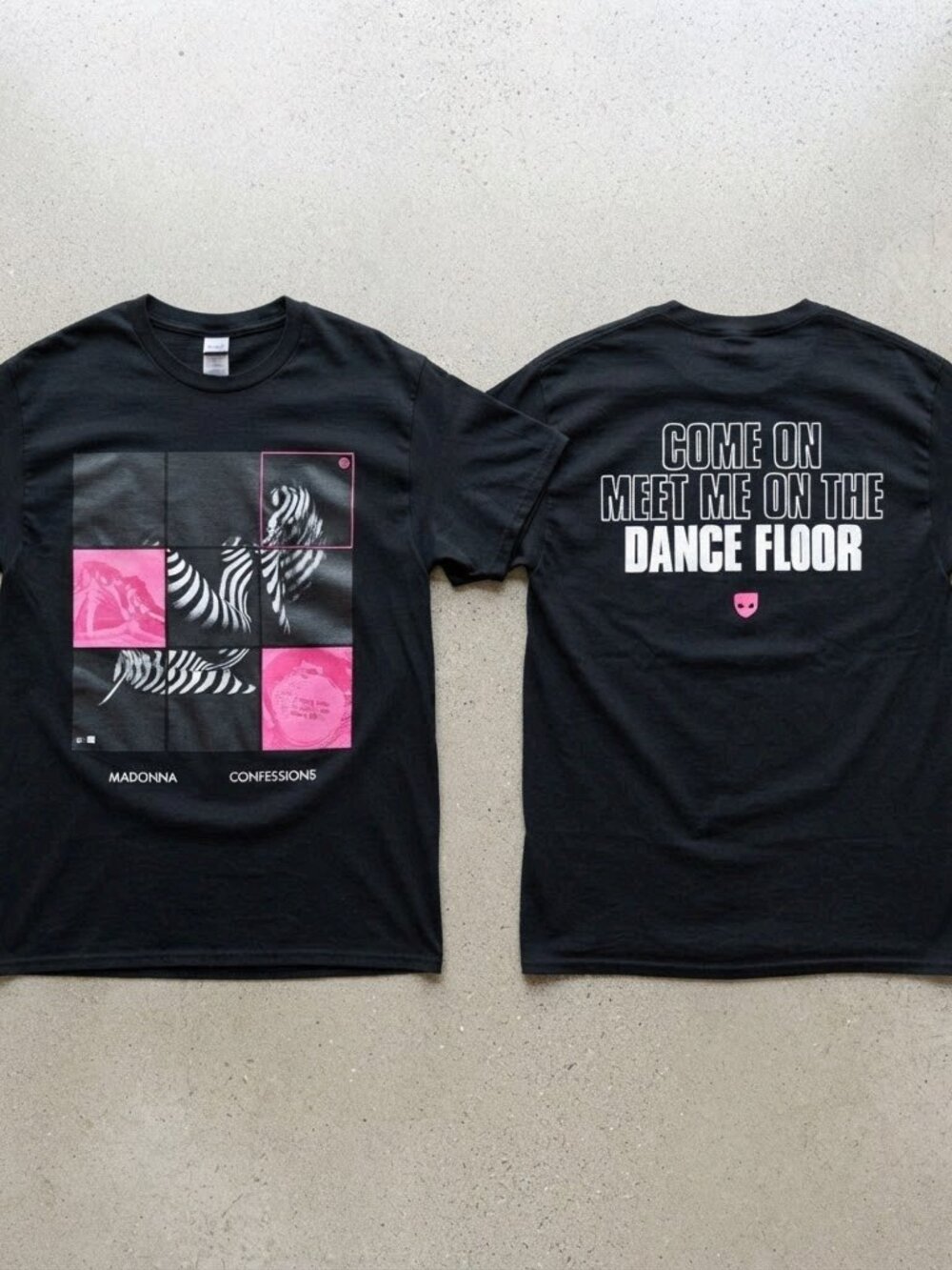 Madonna Confessions Tour Black T-Shirt S-4XL